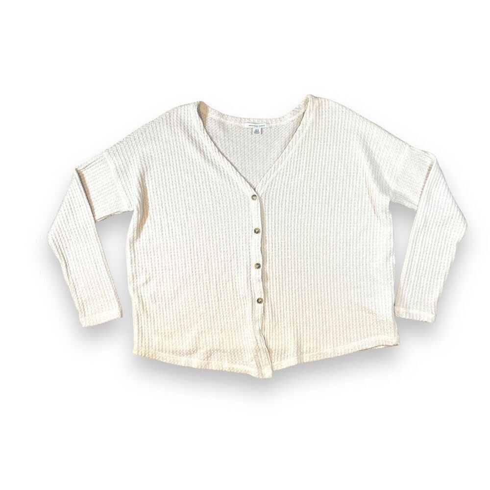 American Eagle Butter Cream Cardigan Sz S